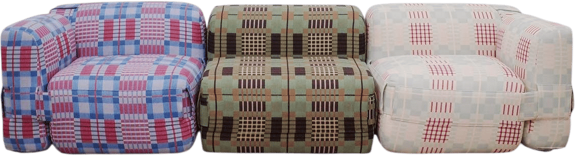 Mario Bellini 932 Sofa in custom wool fabric ( ͡° ͜ʖ ͡°)