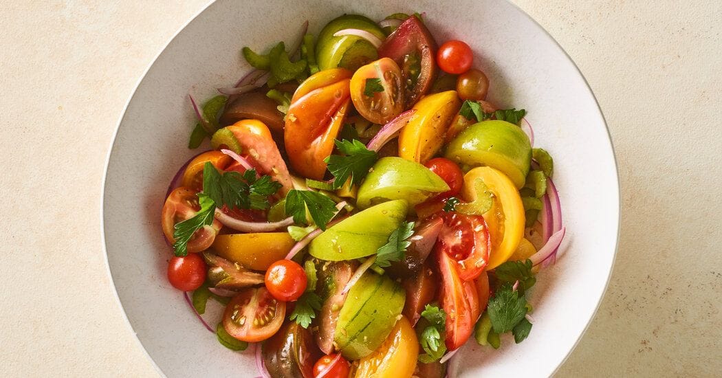 Bloody Mary Tomato Salad Recipe