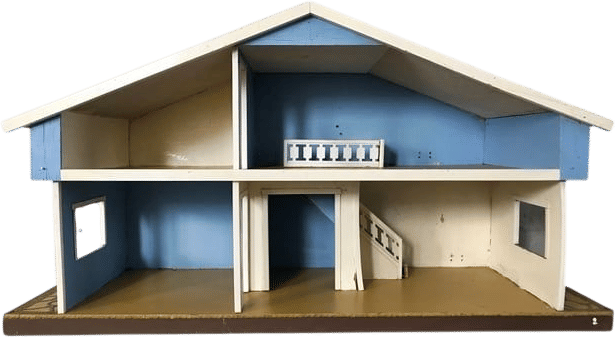 Letting your kid renovate an old dollhouse