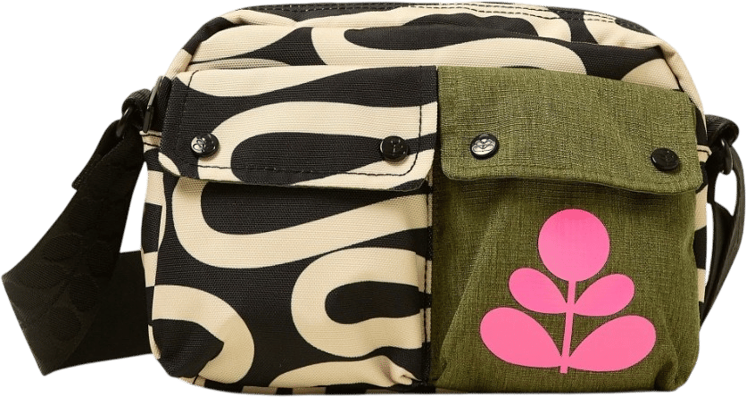 Orla Kiely Camera Bag / Noodle Black