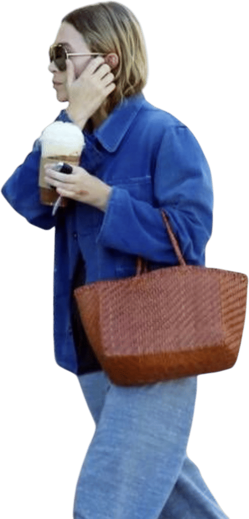 Dragon Diffusion Small Grace Basket Tote Bag