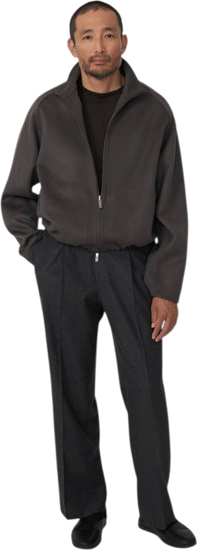 Reversible Blouson (Walnut Brushed Cashmere)