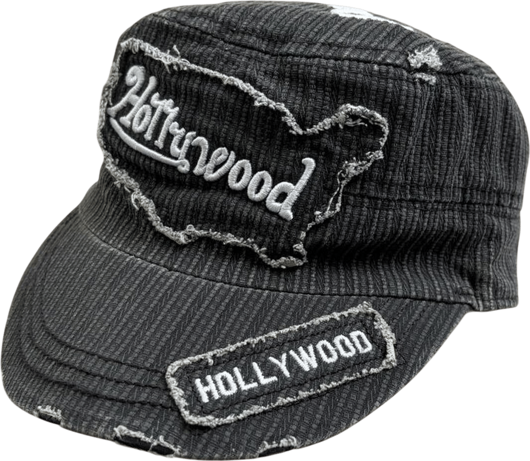 y2k hollywood Pinstripe hat
