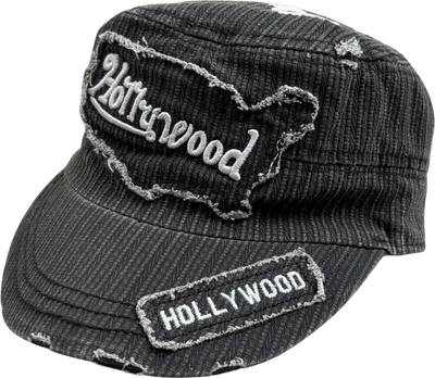 Y2K Hollywood Pinstripe Hat