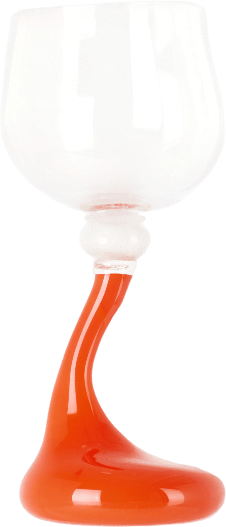 Orange & Off-White Bon Bon 'The Goblet Mega' White Wine Glass