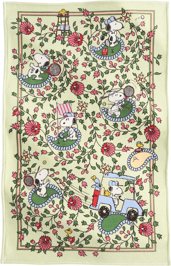 vera bradley peanuts plush throw blanket