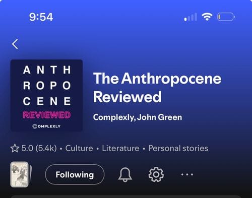 Anthropocene Reviewed