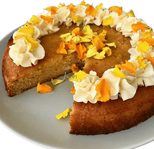 Orange Cardamom Butter Cakes with Rosewater Icing Recipe