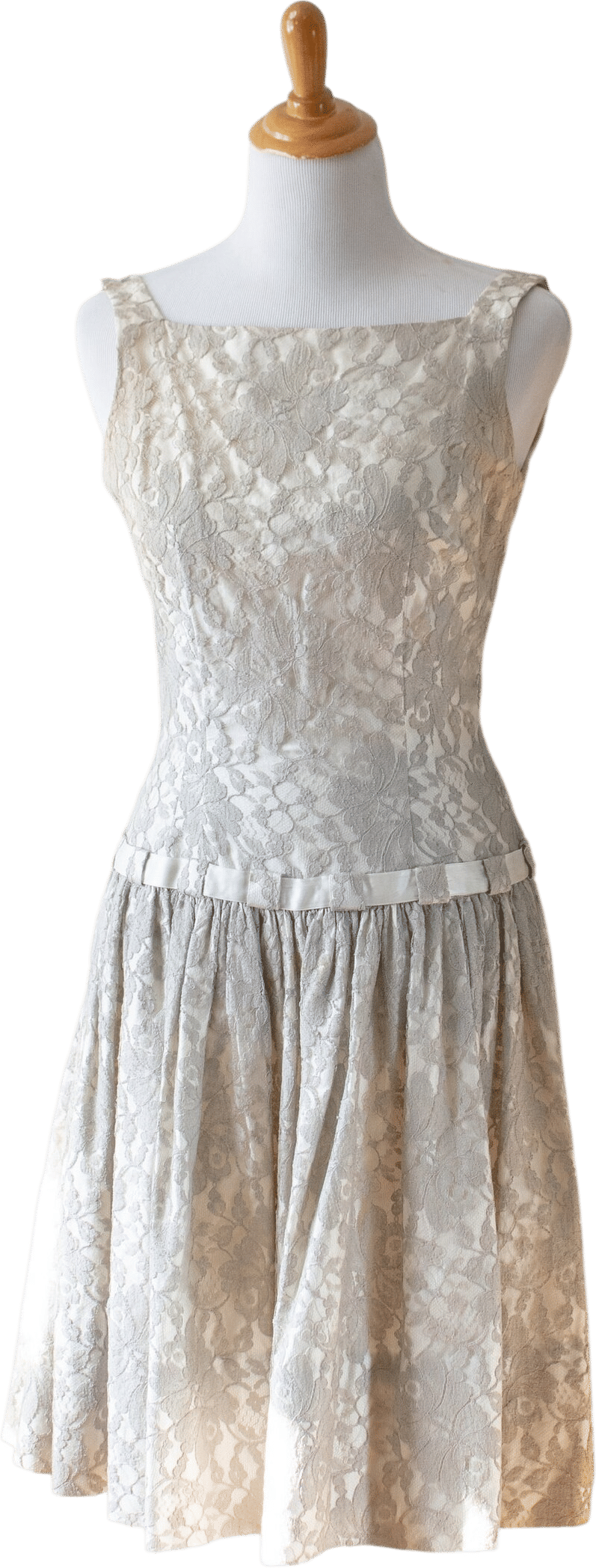 Vintage 1960s Lace Bridal Dress