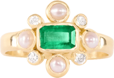 Aurelia Emerald Ring