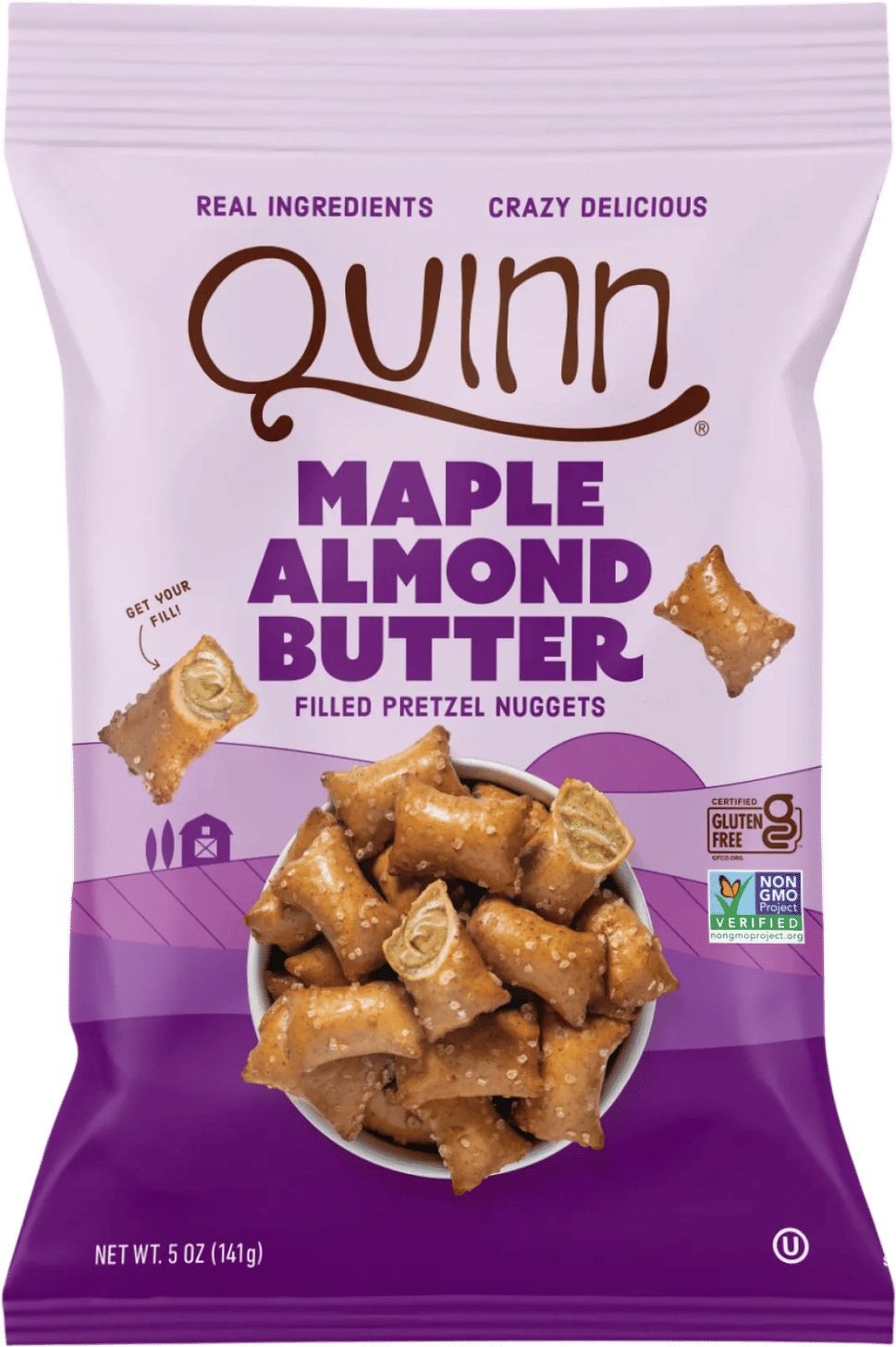 Quinn Snacks Maple Almond Butter Pretzel Nuggets