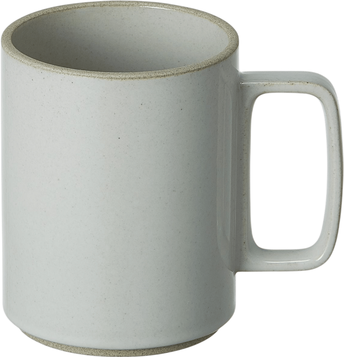 Hasami Porcelain - Mug Cup 85 mm Large Gloss Gray