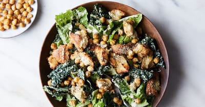 Vegan Caesar Salad With Crisp Chickpeas Recipe