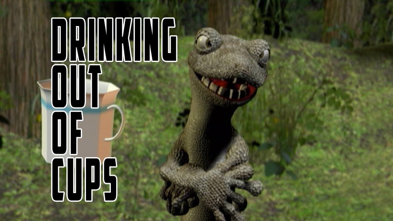 Drinking out of cups