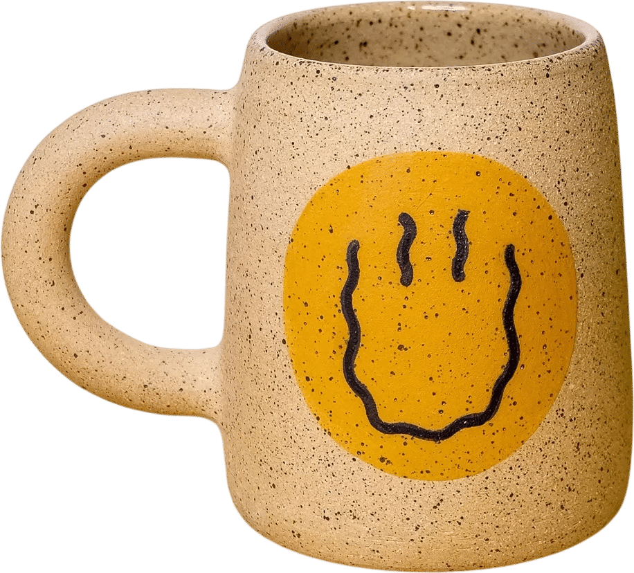 Undecided Smiley - Chelsea Faith Ceramics
