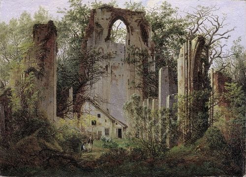 Ruins of Eldena Abbey in the Riesengebirge