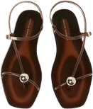 Dana Brown Strappy Jelly Sandal