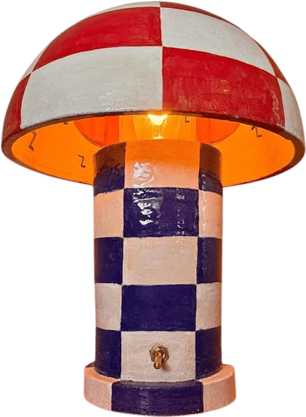 Ceramic designer lamp