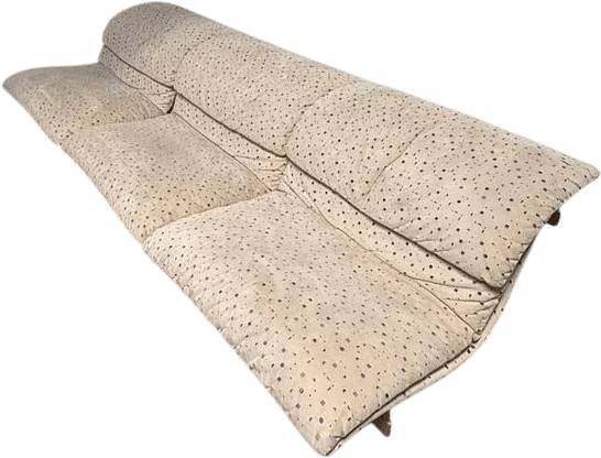 Wave 3-Seater Sofa (Giovanni Offredi, 1970s)