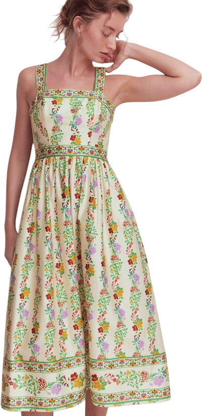Square Neck Occasion Dress