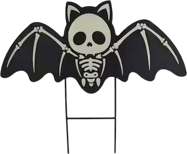 Ashland 17" Glow-in-the-Dark Bat Metal Yard Stake