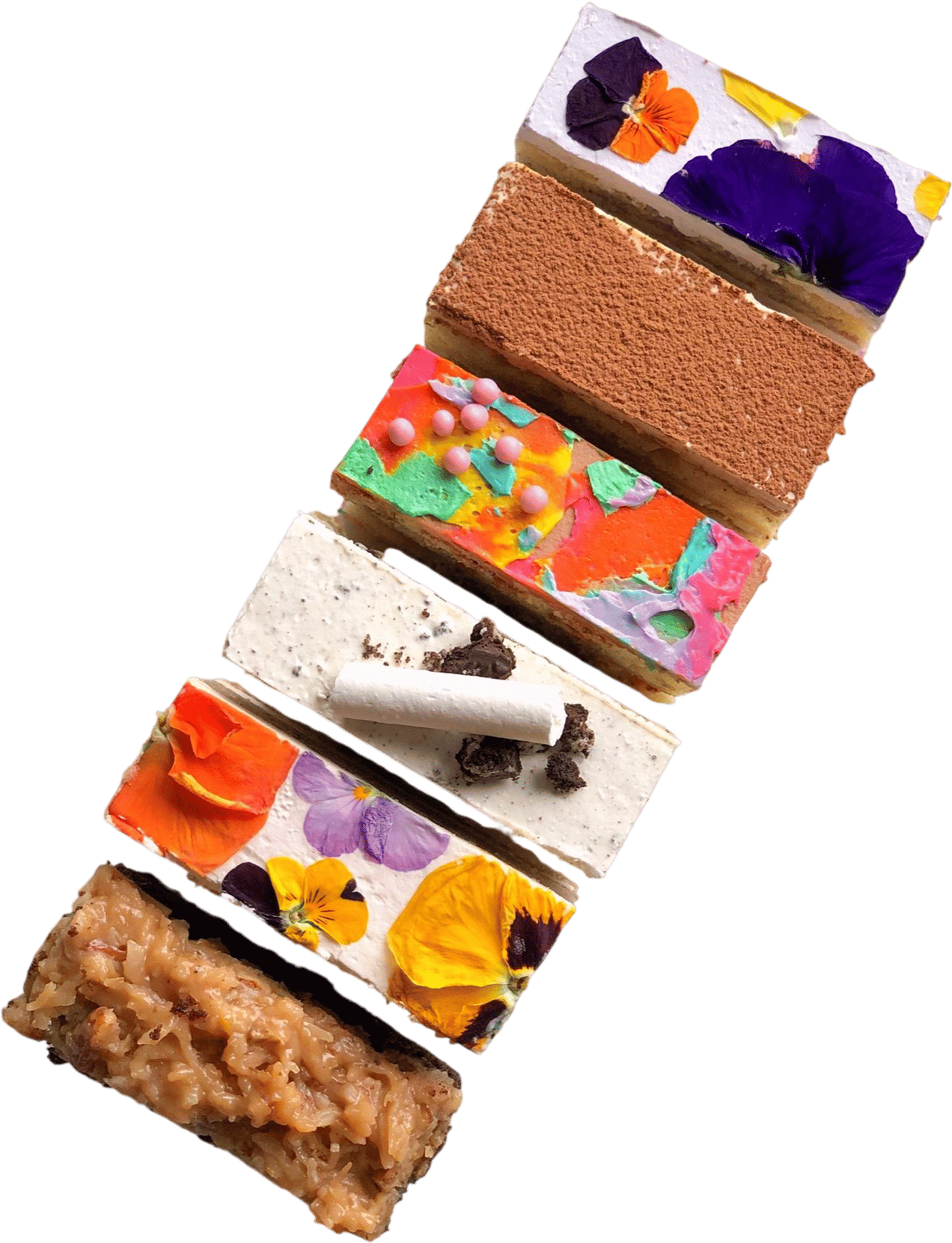 Flouring cakes