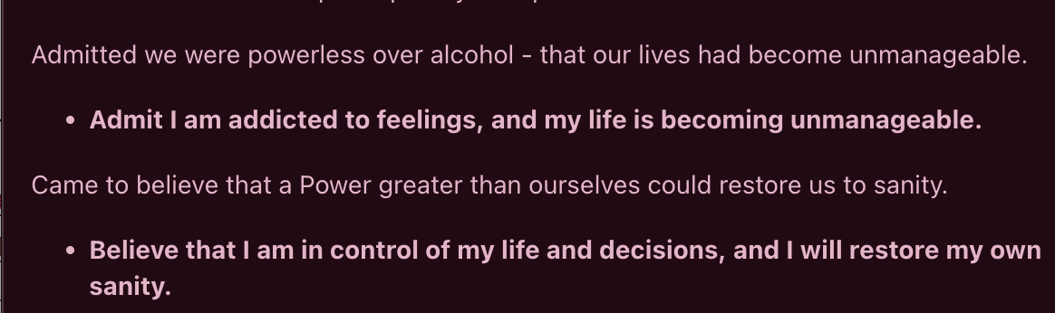 making a 12 step for almost anything