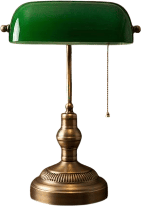 Vintage Brass Desk Lamp With Pull Chain-hand-brushed Antique Gold Table Light for Home Office, Library Study - Classic Librarian Lamp Decor - Etsy
