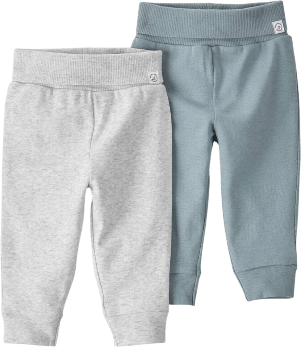 Baby Organic Cotton 2-Pack Joggers