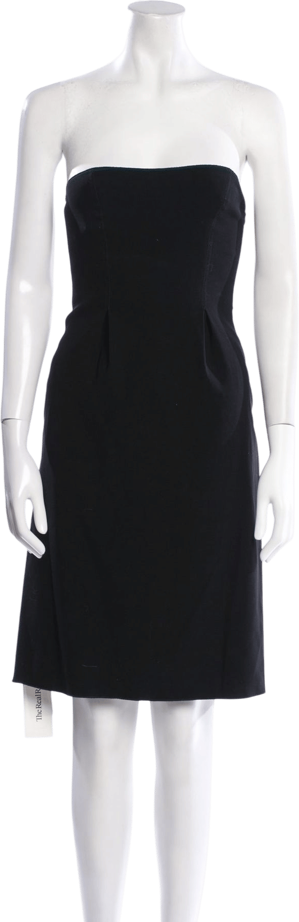 Cheap and Chic Vintage Strapless Mini Dress