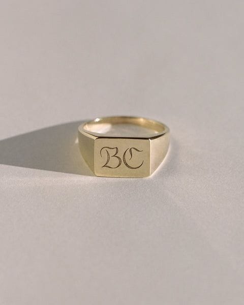 Rectangle Signet by J.Hannah Jewelry