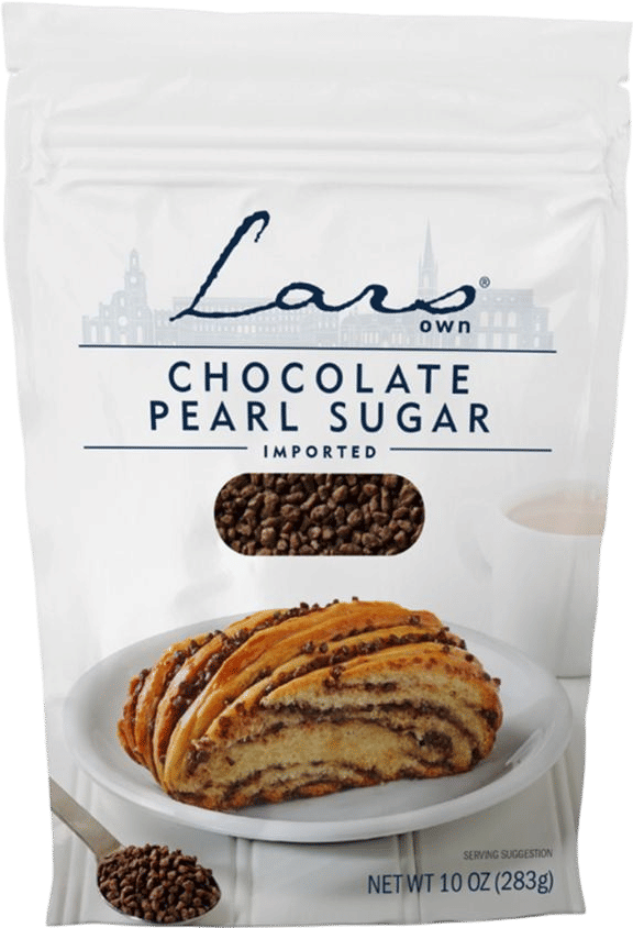 Chocolate pearl sugar