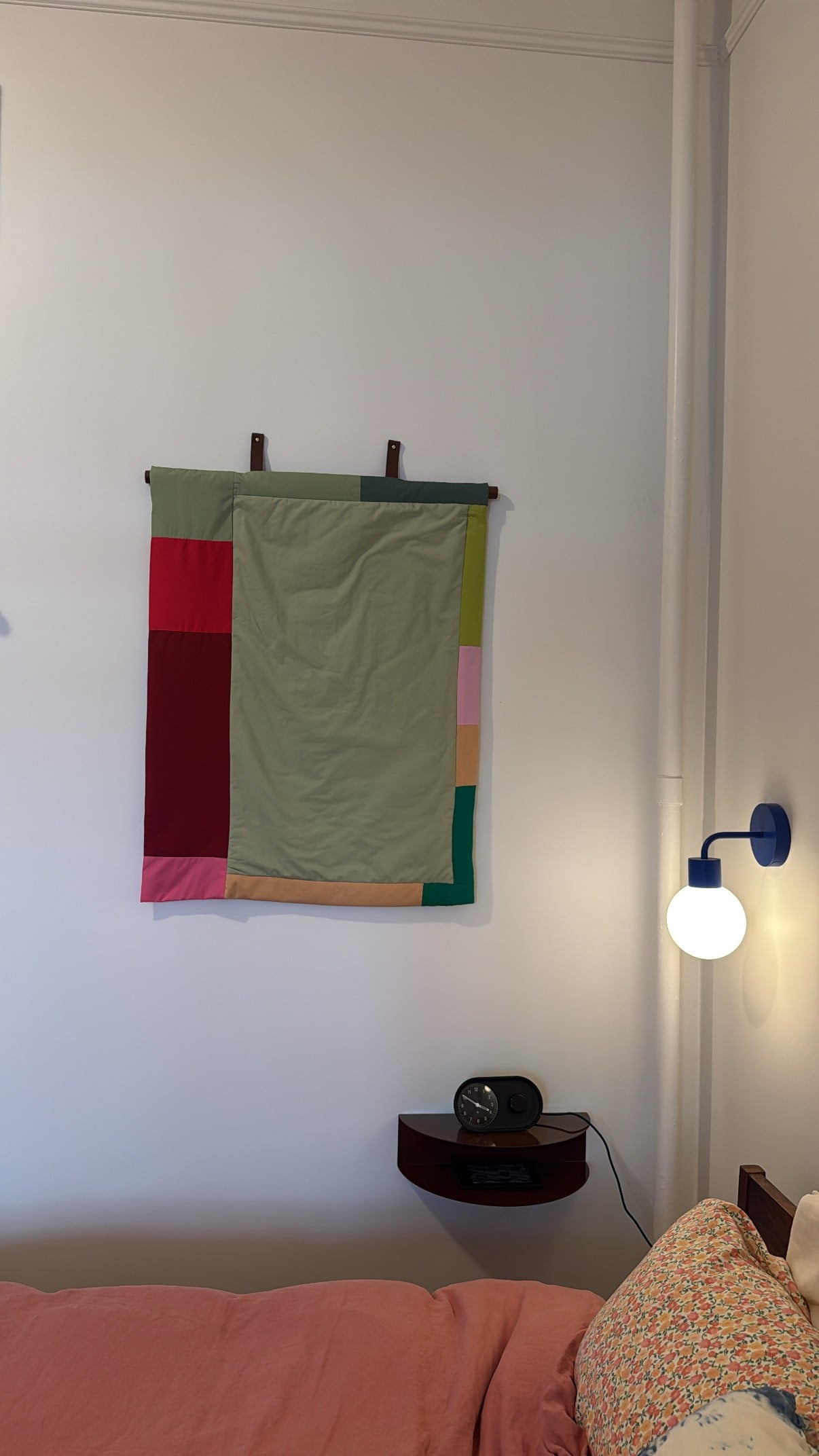 Leather Strap Quilt Hanger