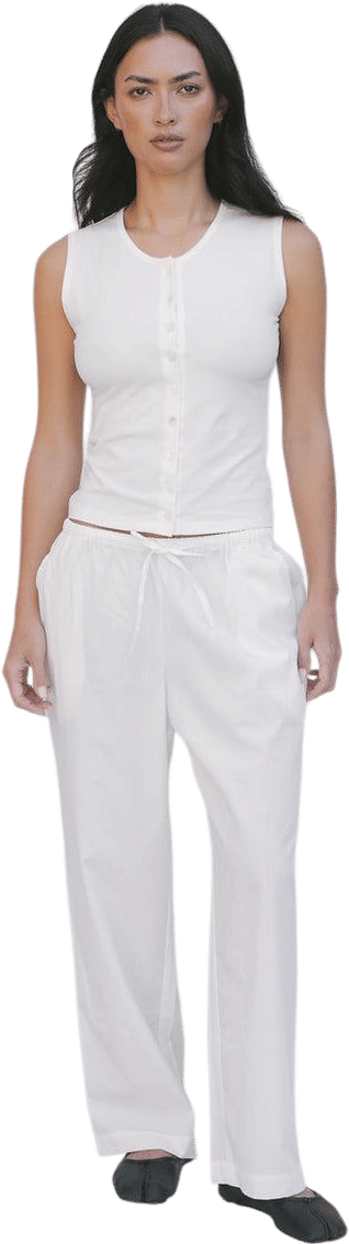 At Dawn Drawstring Straight Pant