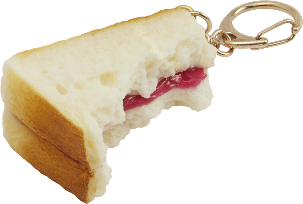 Faux Jam Sandwich Keyring
