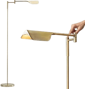 Brightech Leaf Pharmacy LED Reading Lamp (Antique Brass)
