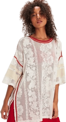 Free People We The Free Best Match Tee Clean Ivory