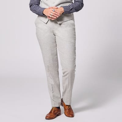 Finch Suit Trouser (Heather Grey)