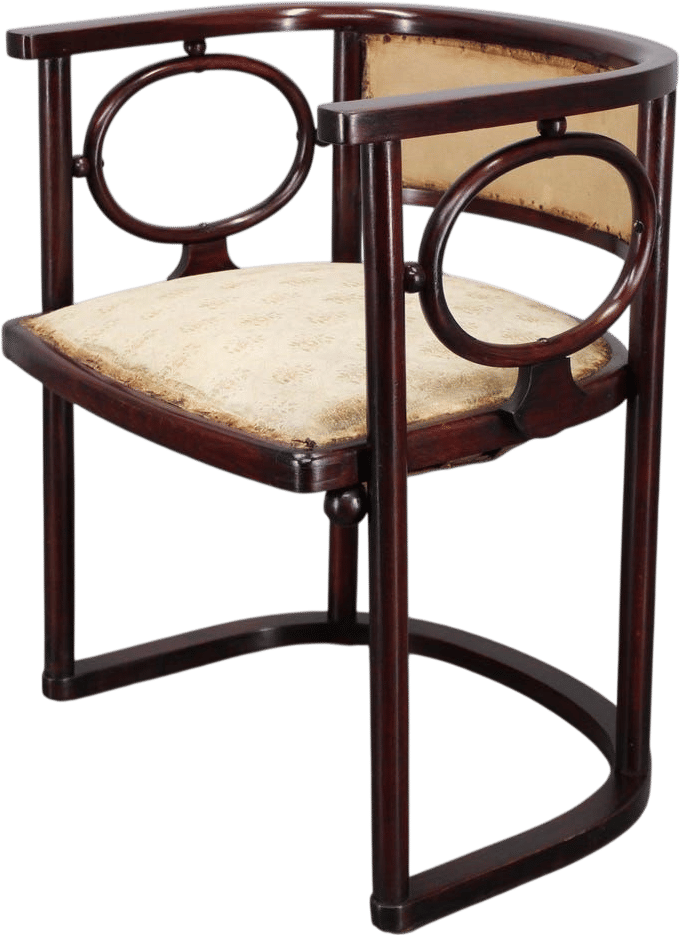 Vintage Josef Hoffmann "Fledermaus" Armchair (Art Nouveau)