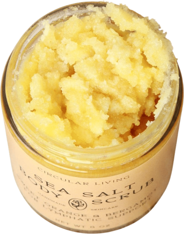 Body Scrub with Sea Salt, Sweet Orange & Bergamot