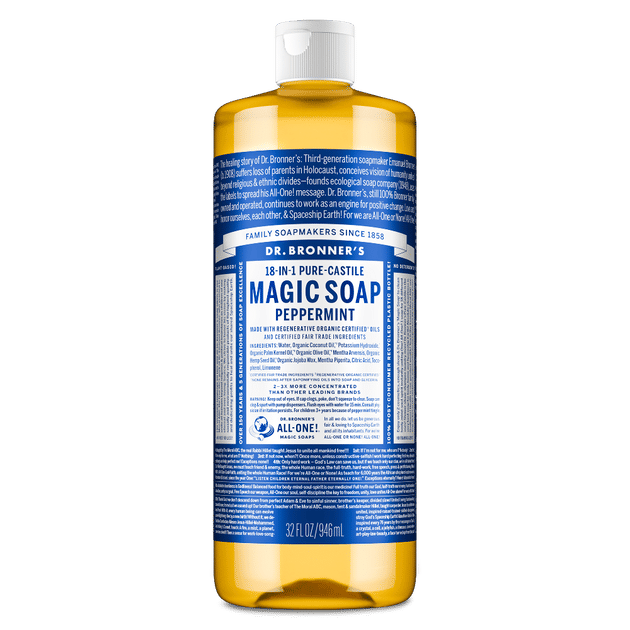 Peppermint Pure-Castile Liquid Soap