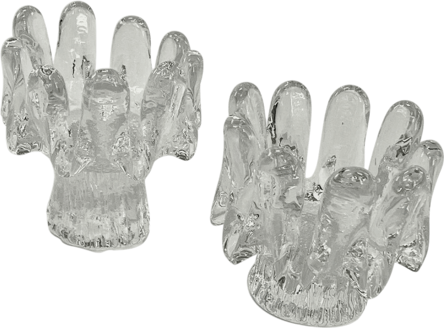 1970s Göran Wärff Sunflower Candle Holders