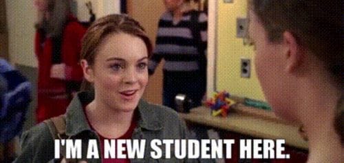 saying “it’s my first time here!“