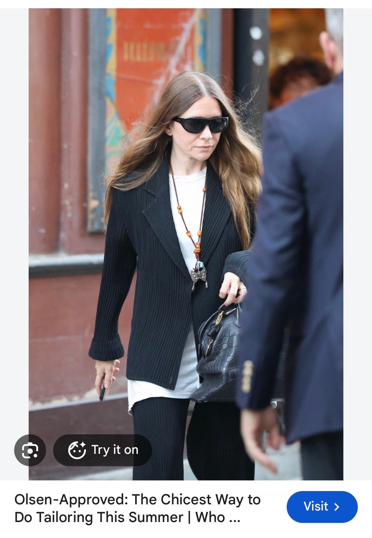 Issey Hatching Blazer