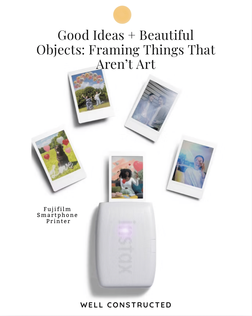 Good Ideas + Beautiful Objects: Framing Things That Aren’t Art