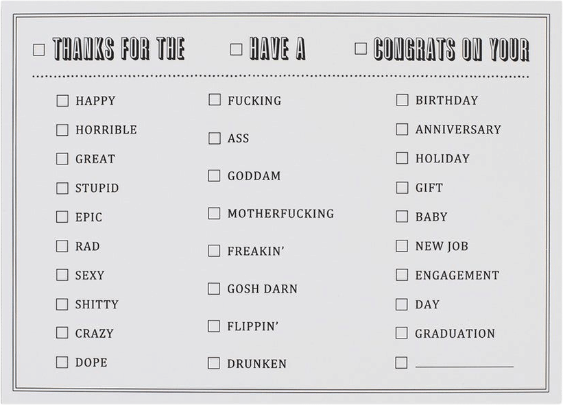 The Every Occasion Card
