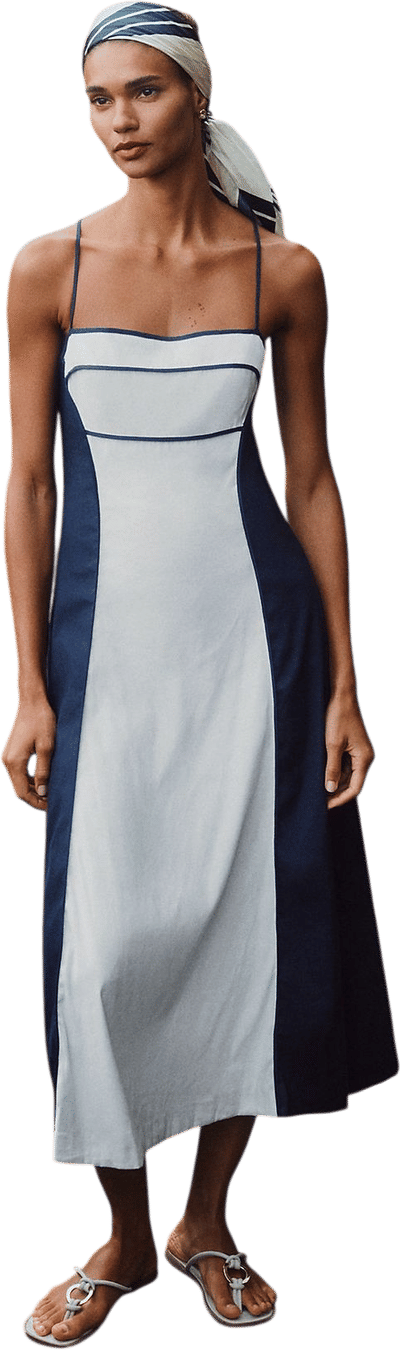 Linen Midi Dress
