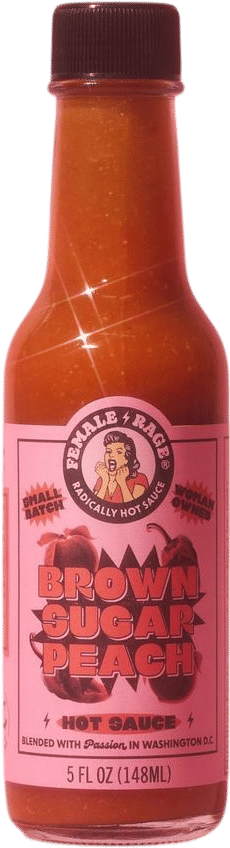Brown Sugar Peach Hot Sauce | Female Rage