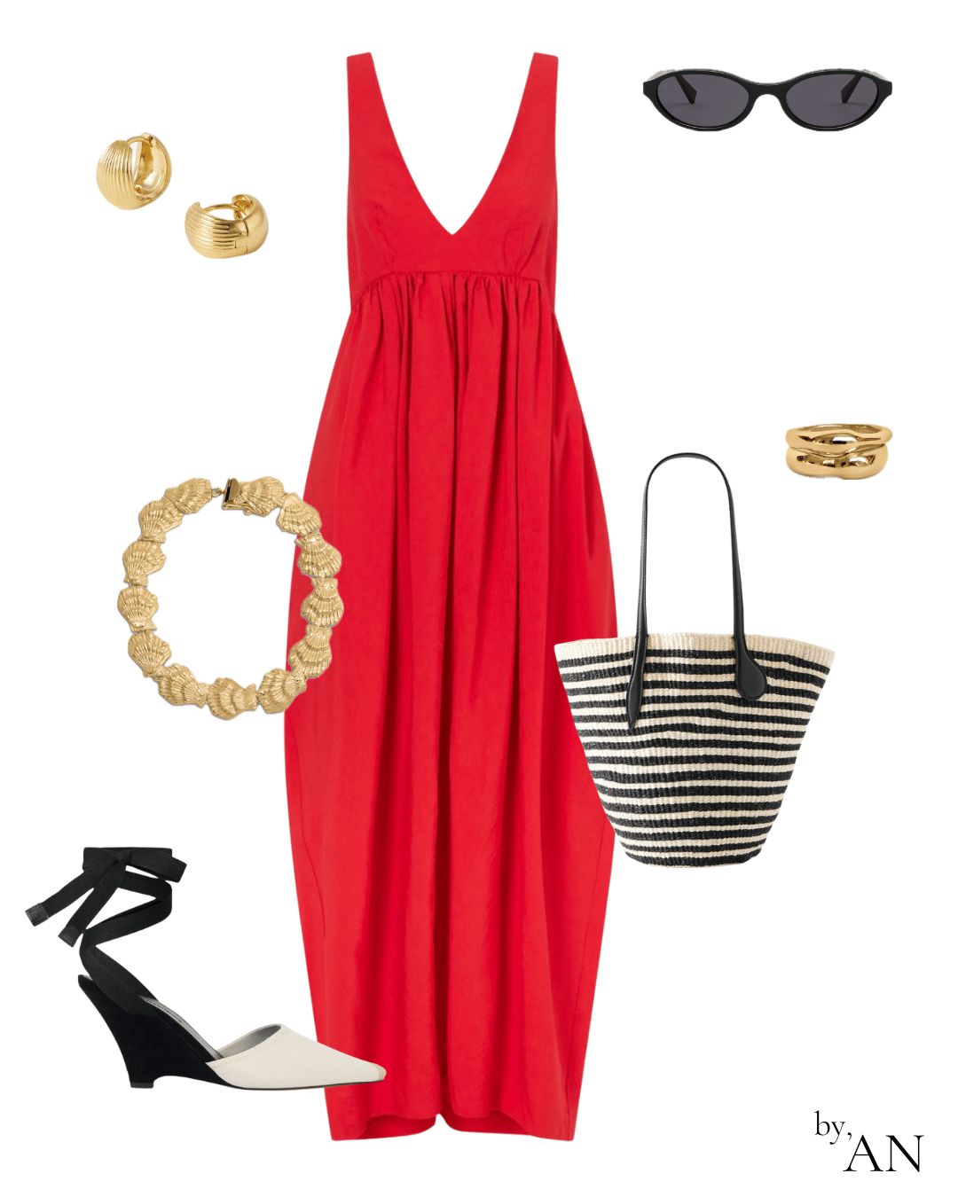 A pop of red