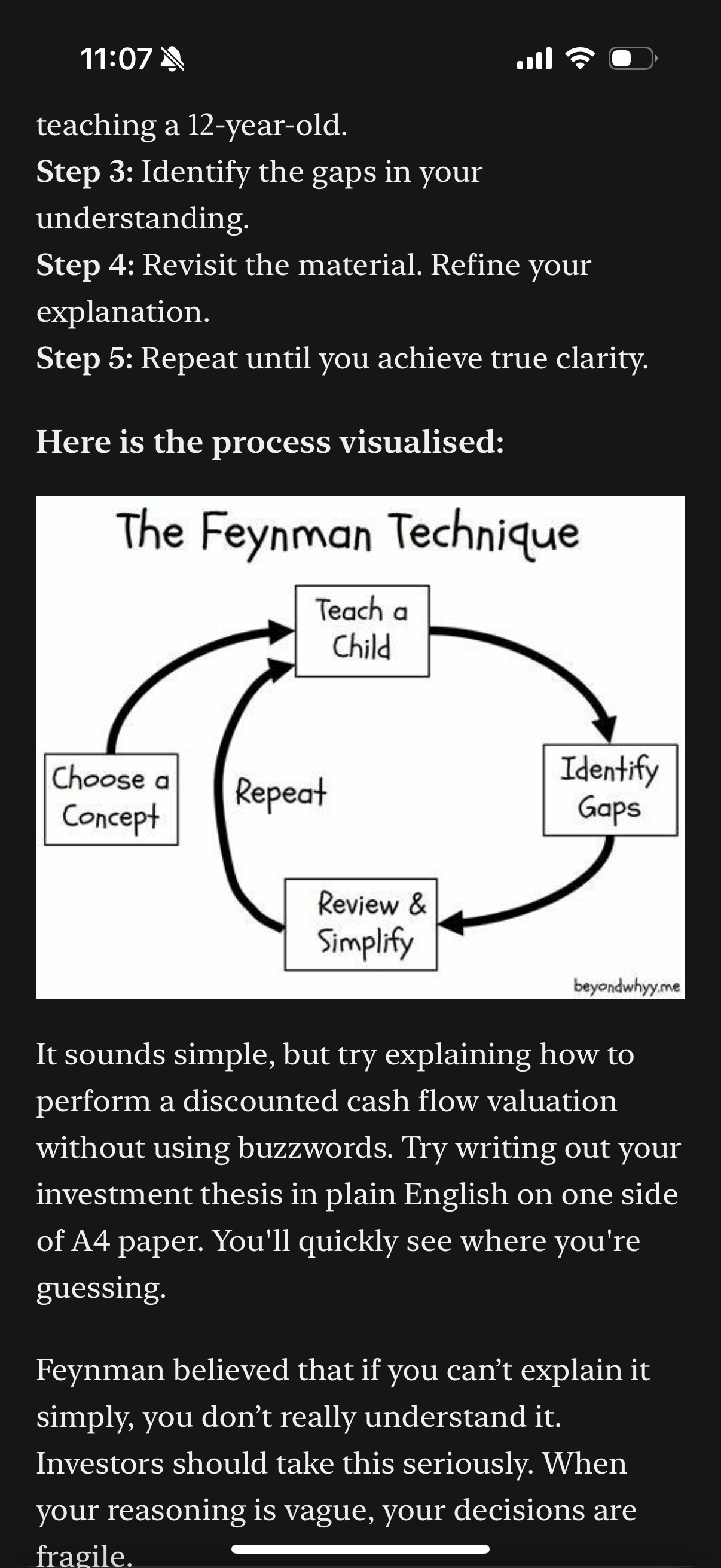 Try The Feynman Technique Someday